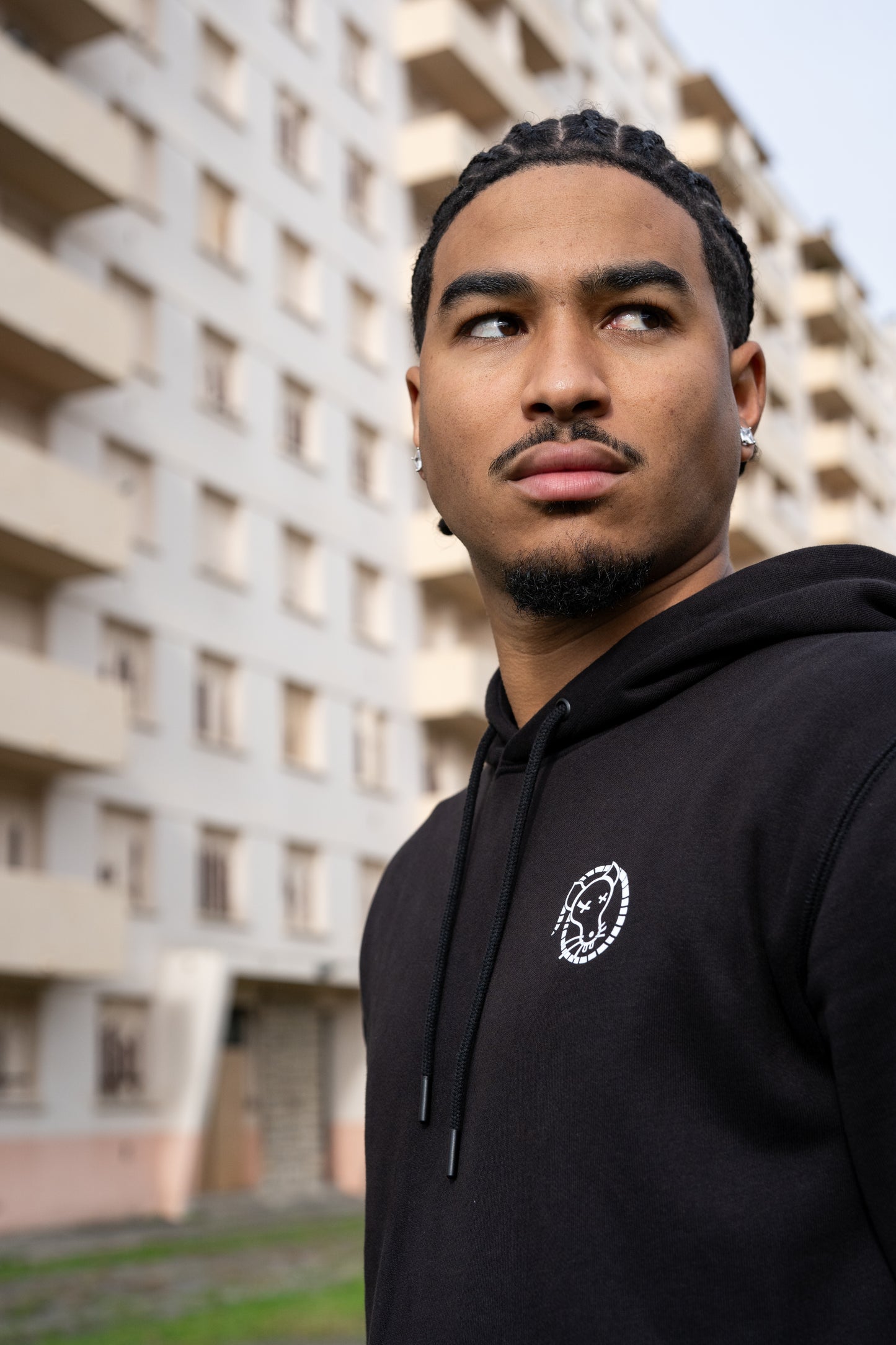 Hoodie Le Rat x Isma Logo Blanc - Édition Spéciale Troisième Drop