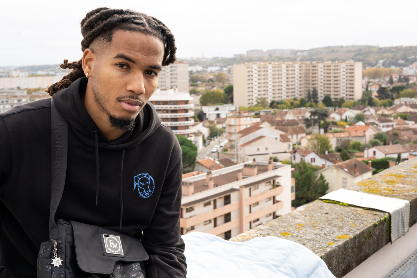 Hoodie Le Rat x Isma Logo Blanc - Édition Spéciale Troisième Drop